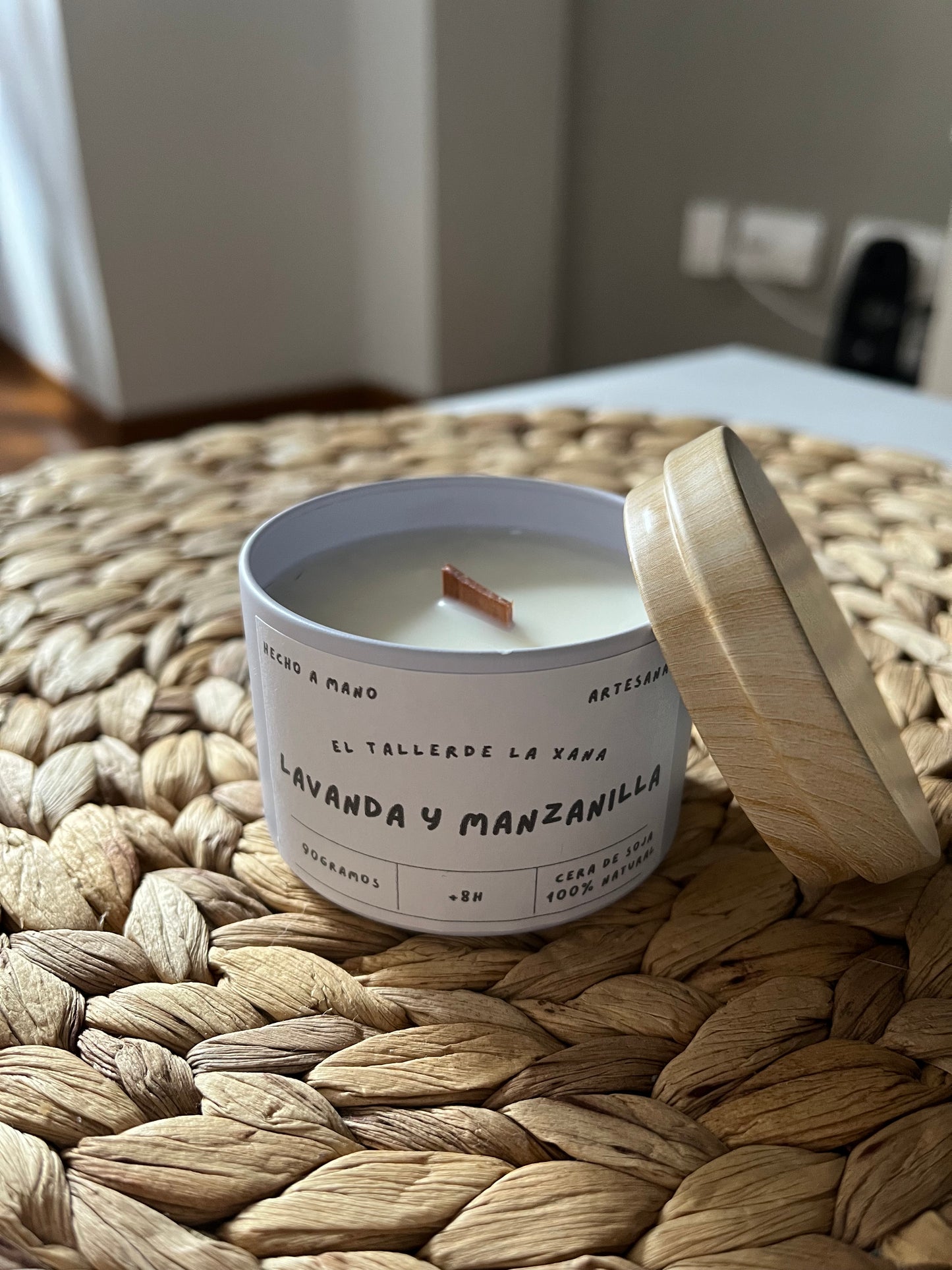 Vela aromática- lavanda y manzanilla