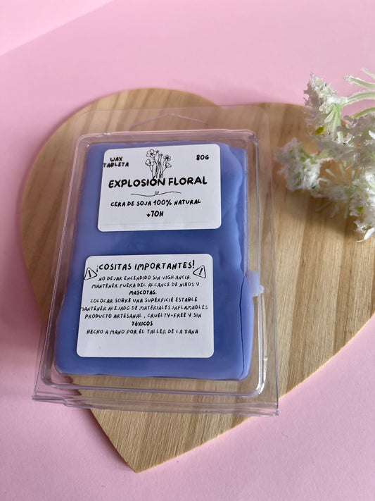 Wax tableta - Explosión floral