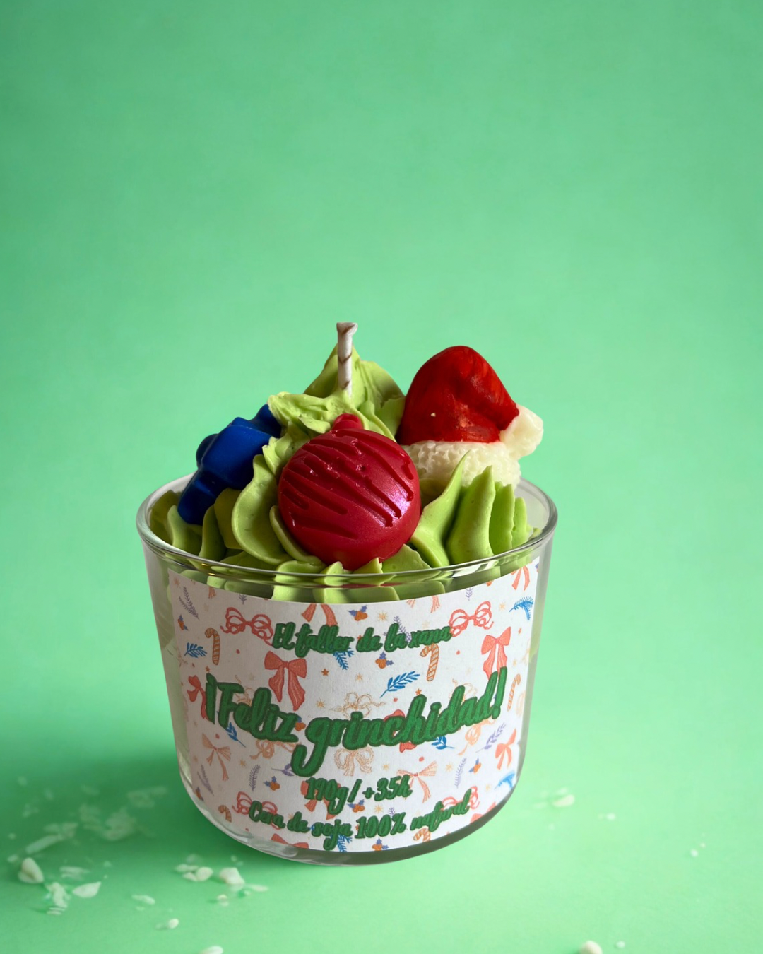 Vela temática- “Grinch and chill”- Edición limitada