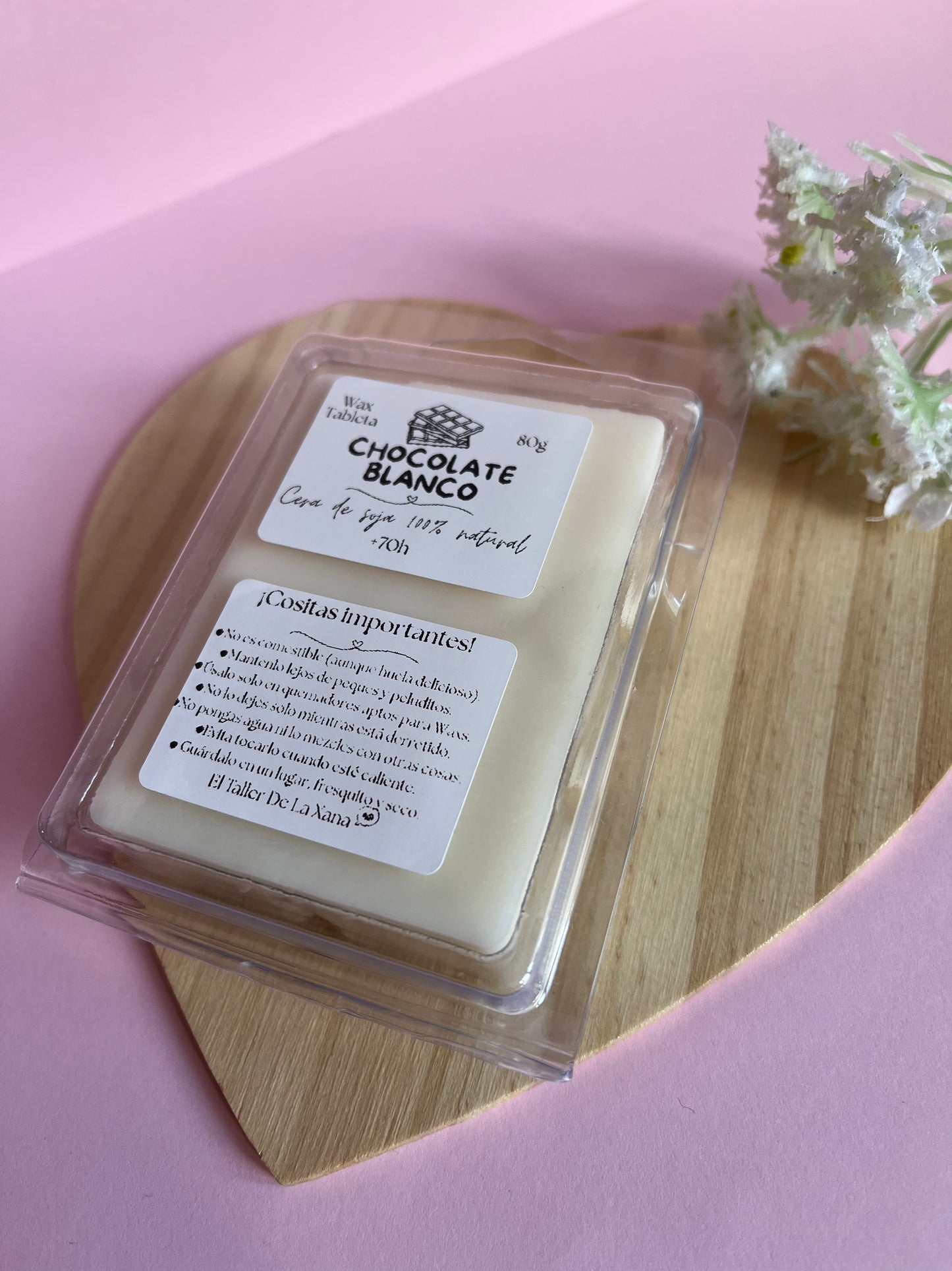 Wax tableta- Chocolate blanco