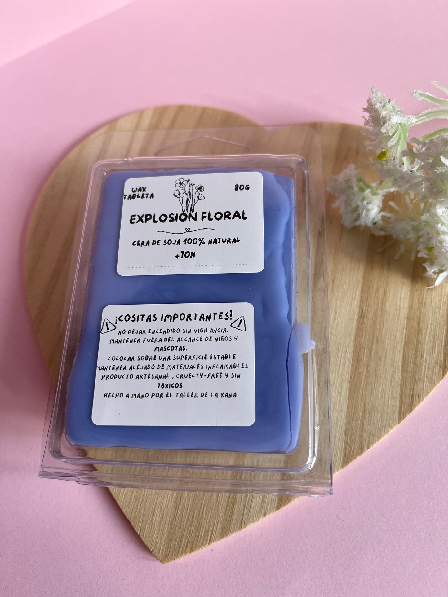 Wax tableta - Explosión floral