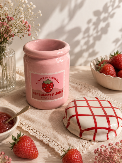 Quemador mermelada de fresa